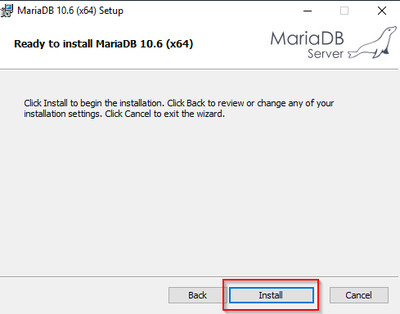 MariaDB Installation 06