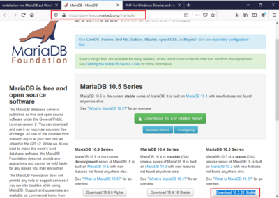 MariaDB Download 01