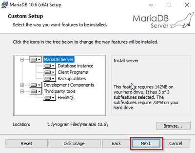 MariaDB Installation 03